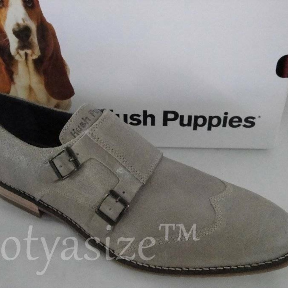 HUSH PUPPIES STYLE MONK STRAP CASUAL OXFORD SZ 10